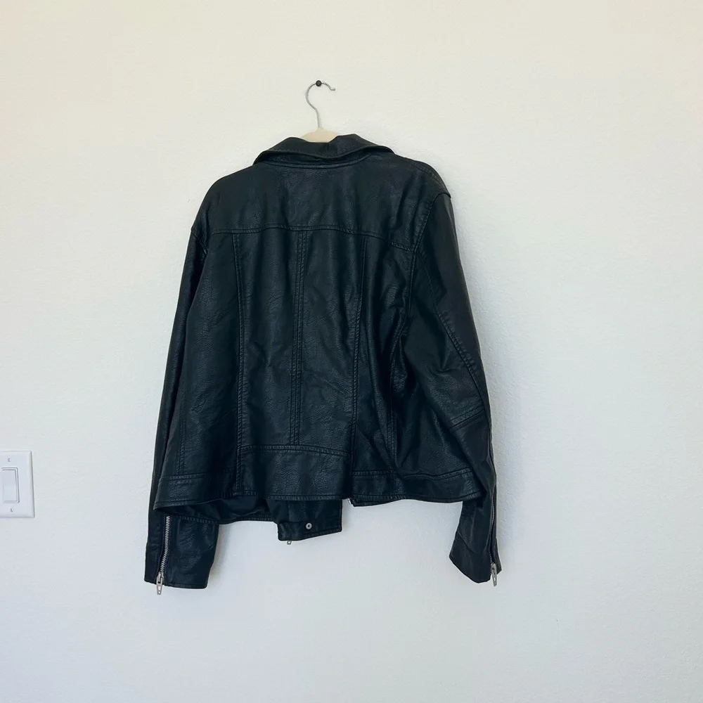 Blank NYC Black Faux Leather Moto Jacket - Picture 7 of 7
